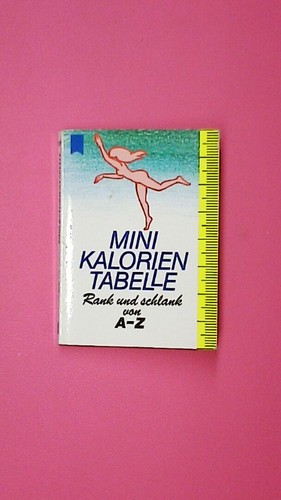 133672 mini kalorien tabelle - 133672, mini-kalorien-tabelle